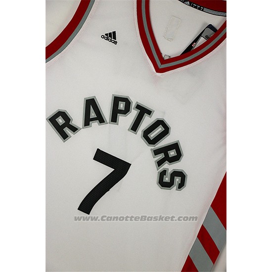 Maglia Toronto Raptors Kyle Lowry #7 Bianco